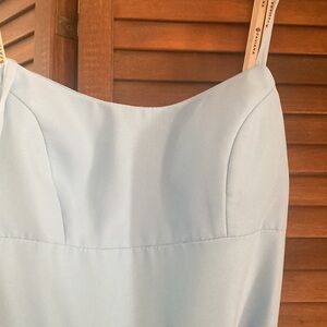 Faviana Light Blue Dress